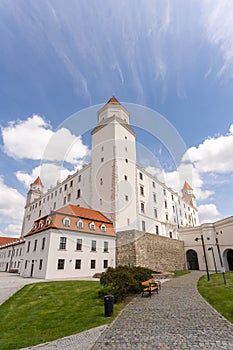 Bratislava Castle, the main castle of Bratislava, the capital of Slovakia photo