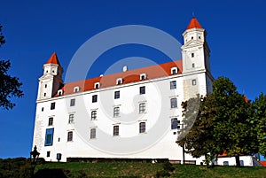 The Bratislava Castle in Bratislava