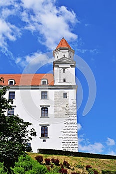 Bratislava castle vertical