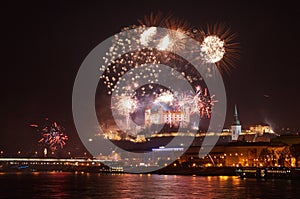 Bratislava celebrates Happy New Year