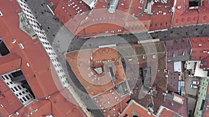 Bratislava City Center Seen From the Air