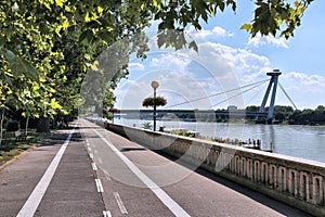 Bratislava cycling path
