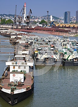 Bratislava docks.