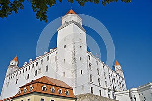 Bratislava main castle on sunny day