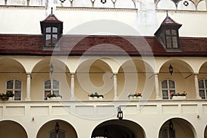 Bratislava old town hall wall detail