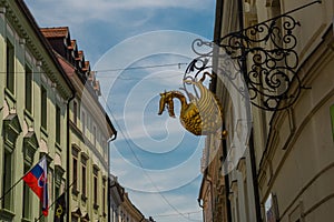 BRATISLAVA, SLOVAKIA: Beautiful Piece of decor on the building in the old town