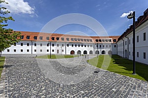 Bratislava castle on a sunny spring day