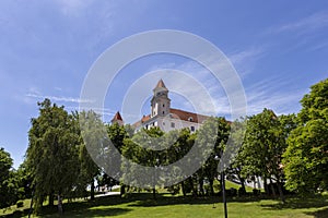 Bratislava castle on a sunny spring day