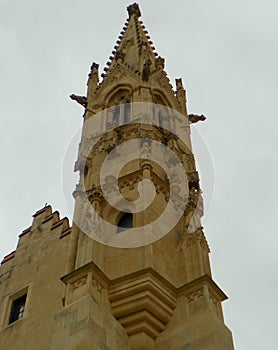 Bratislava, Slovensko, kostel Povýšení sv. Kříže, kostelní věž