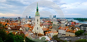 Bratislava, Slovakia day time landscape