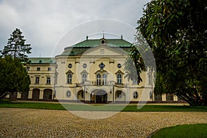 Bratislava,Slovensko: Biskupský letohrádok. Krásna historická budova v Bratislave