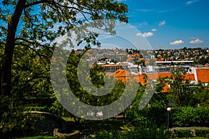 Bratislava, Slovakia: Beautiful landscape with views of the city from above