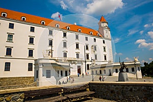 Bratislava,Slovakia: Bratislava Castle or Bratislavsky Hrad is the main castle of Bratislava, capital of Slovakia