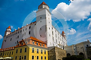 Bratislava,Slovakia: Bratislava Castle or Bratislavsky Hrad is the main castle of Bratislava, capital of Slovakia