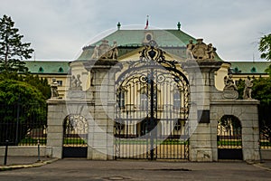 Bratislava,Slovensko: Biskupský letohrádok. Krásna historická budova v Bratislave