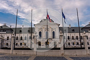 National palace of the Slovak government in Bratislava