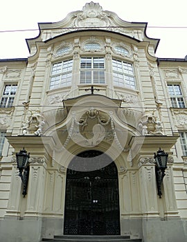 Bratislava, Slovensko, Palác Reduta, fasáda budovy
