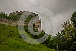 BRATISLAVA, SLOVAKIA : Zrúcanina hradu Devín pri Bratislave na Slovensku