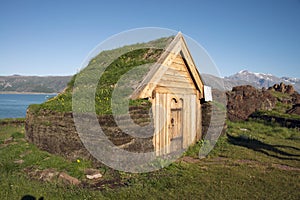 Brattahlid church. Greenland. Hi Res