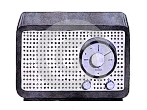 Braun design, miniature radio photo