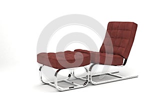 Braun leather Couch photo