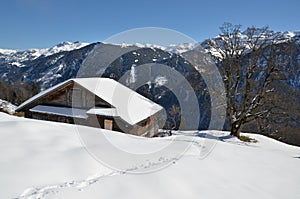 Braunwald, famous Swiss skiing resort