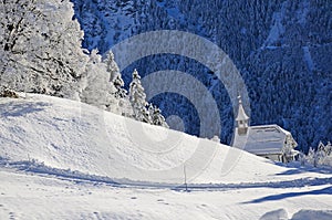 Braunwald in Switzerland Snow Christmas Mountains