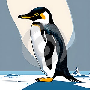 brautiful penguins, AI-generatet