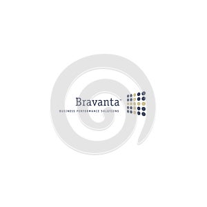 Bravanta logo editorial illustrative on white background