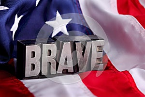 Brave on Flag