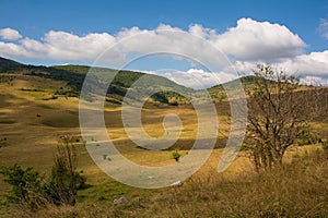 Bravsko Polje Landscape in Bosnia