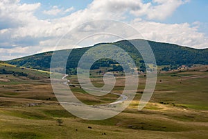 Bravsko Polje Landscape in Bosnia