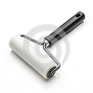 Brayer roller on white background