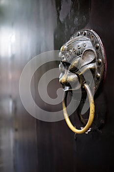 Brazen door knocker,China