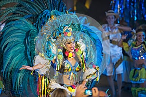 Brazil carnival female dancer