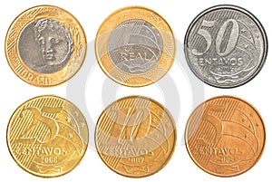 Brazílie oběžný mince sada 