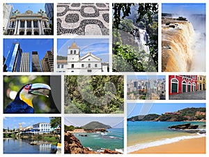 Brazil collage photo
