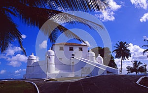 Brazil: The dutch fort Mont Serrat in Salvador de Bahia