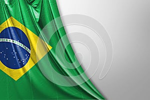 Brazil Flag waving, 3D Realistic Brazilian Flag Rendered