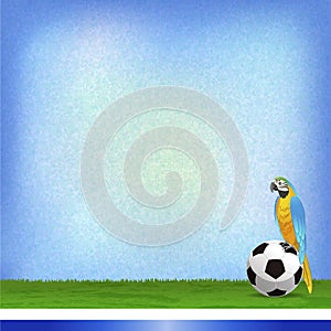 Brazil and Football background