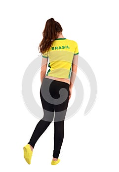 Brazil football fan.