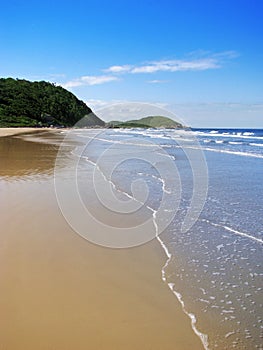 Brazil: Gorgeous desert wild beach at Ilha do Mel (Honey Island), near Curitiba, in Parana state photo
