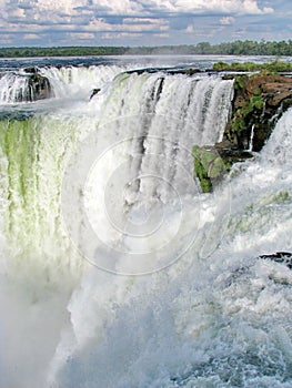 Brazil: Iguazu Waterfalls, seen from the Argentinian side.