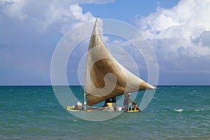 Brazil Maceio fishing raft