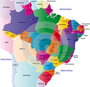 Brazil map