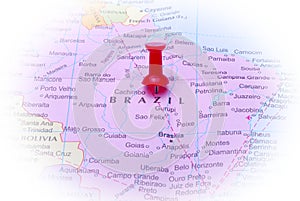 Brazil in map