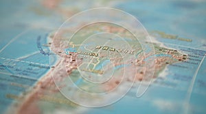 Brazil on the map. Brazil on the world map