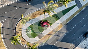 Brazil Northeast. Cityscape landmark at Aracaju Sergipe Brazil.