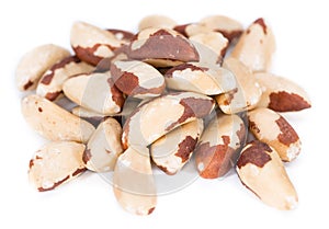 Brazil Nuts (isolated on white)