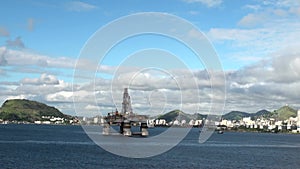 Brazil - Oil Platform At Guanabara Bay, Rio De Janeiro